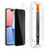 Spigen iPhone 15 Series Screen Protector GLAS.tR EZ Fit | Privacy